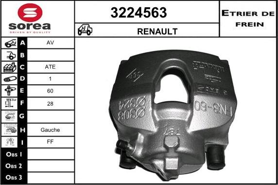 Sera 3224563 - Pinza freno autozon.pro