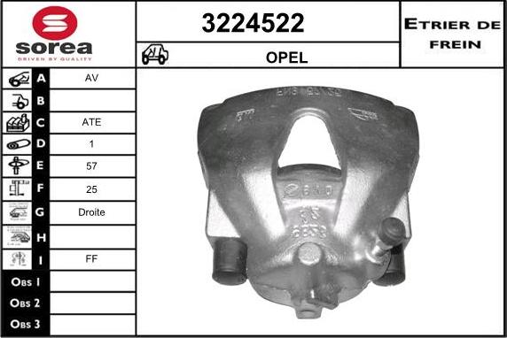 Sera 3224522 - Pinza freno autozon.pro