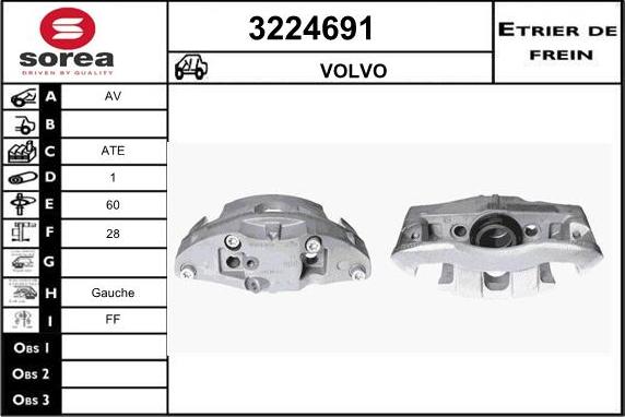 Sera 3224691 - Pinza freno autozon.pro