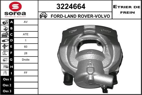 Sera 3224664 - Pinza freno autozon.pro