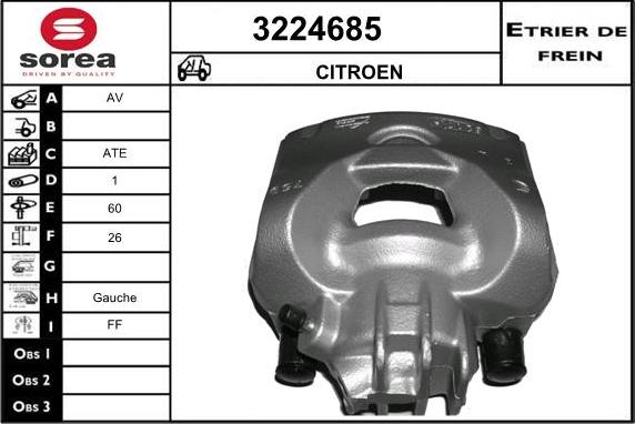 Sera 3224685 - Pinza freno autozon.pro