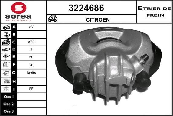 Sera 3224686 - Pinza freno autozon.pro