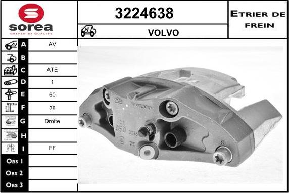 Sera 3224638 - Pinza freno autozon.pro