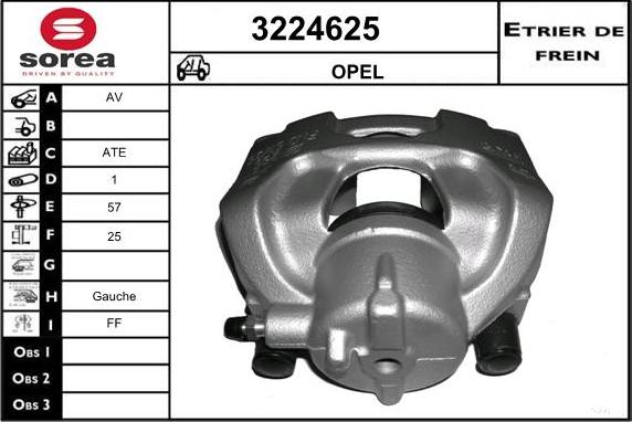 Sera 3224625 - Pinza freno autozon.pro