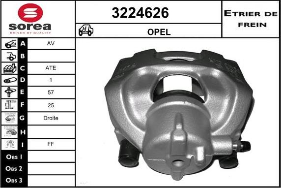 Sera 3224626 - Pinza freno autozon.pro