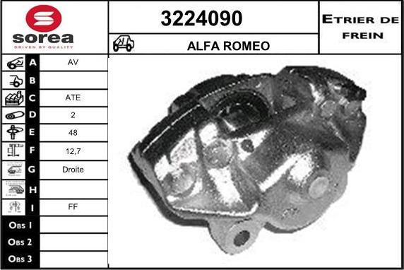 Sera 3224090 - Pinza freno autozon.pro