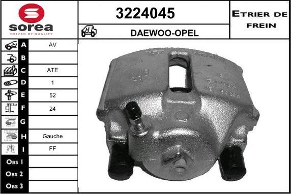 Sera 3224045 - Pinza freno autozon.pro