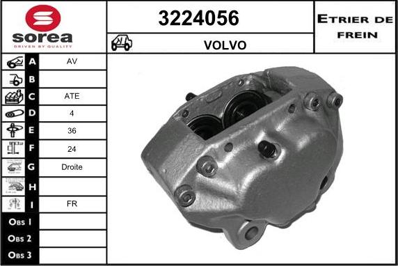 Sera 3224056 - Pinza freno autozon.pro