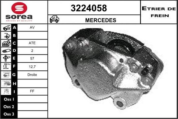 Sera 3224058 - Pinza freno autozon.pro