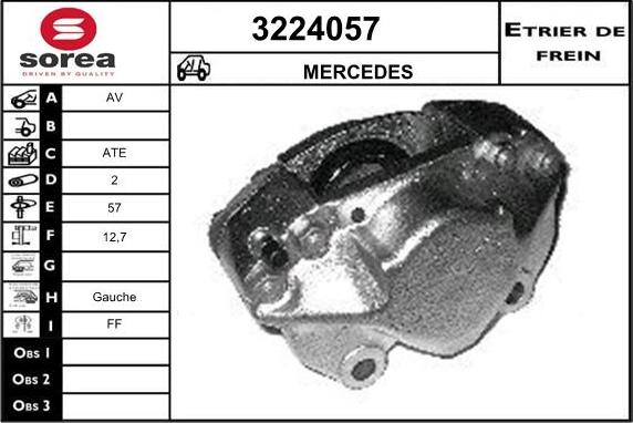 Sera 3224057 - Pinza freno autozon.pro