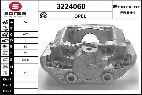 Sera 3224060 - Pinza freno autozon.pro