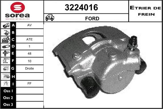 Sera 3224016 - Pinza freno autozon.pro