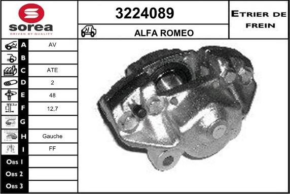 Sera 3224089 - Pinza freno autozon.pro