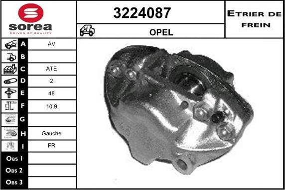 Sera 3224087 - Pinza freno autozon.pro