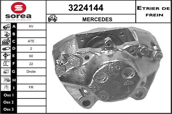 Sera 3224144 - Pinza freno autozon.pro