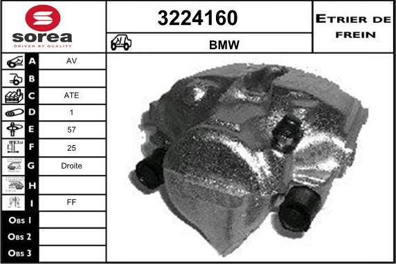 Sera 3224160 - Pinza freno autozon.pro