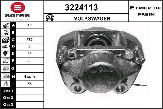 Sera 3224113 - Pinza freno autozon.pro