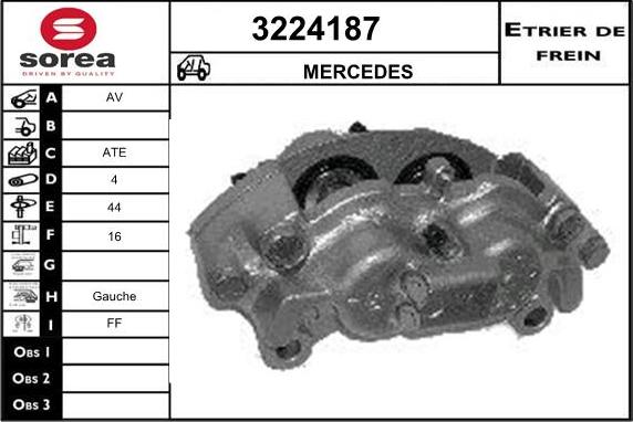 Sera 3224187 - Pinza freno autozon.pro