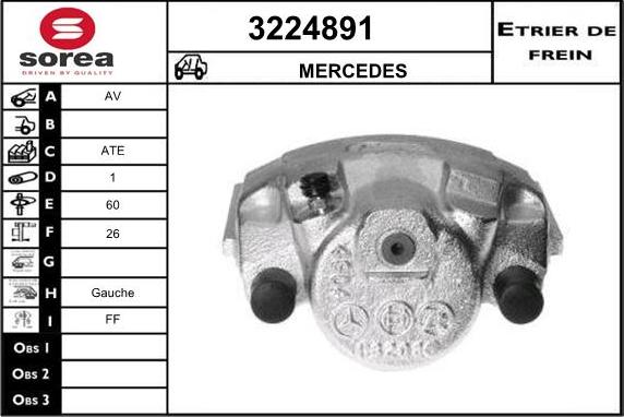 Sera 3224891 - Pinza freno autozon.pro