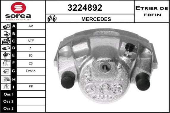 Sera 3224892 - Pinza freno autozon.pro