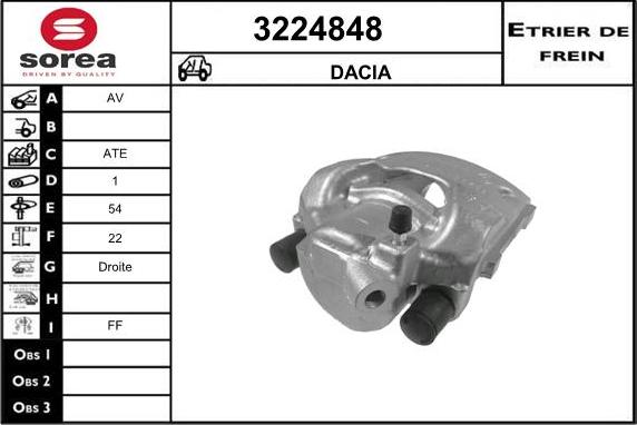 Sera 3224848 - Pinza freno autozon.pro