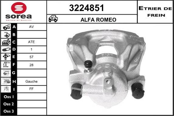 Sera 3224851 - Pinza freno autozon.pro