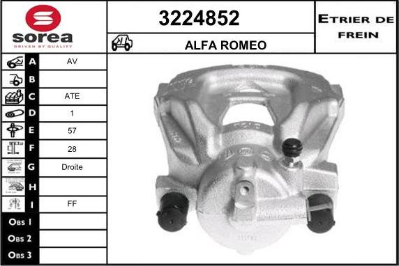 Sera 3224852 - Pinza freno autozon.pro