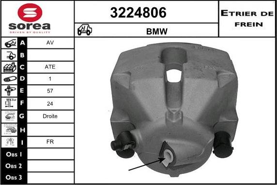 Sera 3224806 - Pinza freno autozon.pro