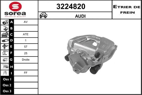 Sera 3224820 - Pinza freno autozon.pro