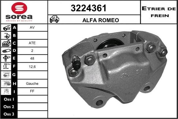 Sera 3224361 - Pinza freno autozon.pro