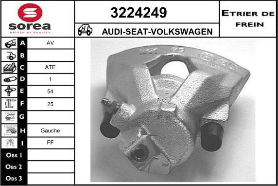 Sera 3224249 - Pinza freno autozon.pro