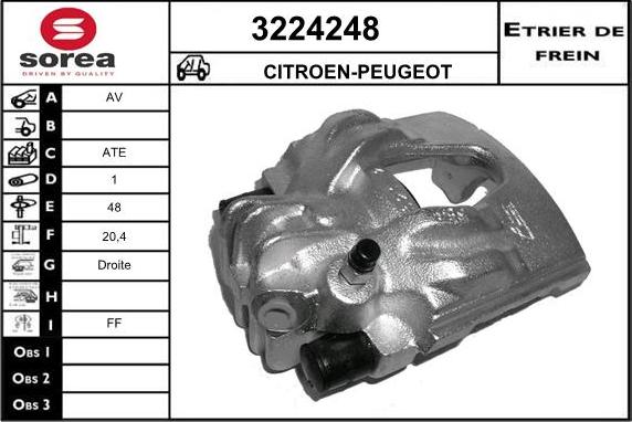 Sera 3224248 - Pinza freno autozon.pro