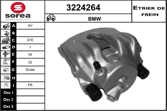 Sera 3224264 - Pinza freno autozon.pro