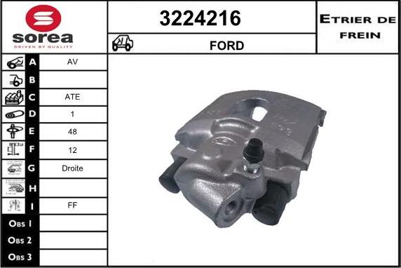 Sera 3224216 - Pinza freno autozon.pro