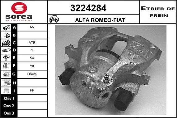 Sera 3224284 - Pinza freno autozon.pro