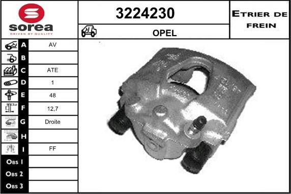 Sera 3224230 - Pinza freno autozon.pro