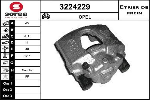 Sera 3224229 - Pinza freno autozon.pro