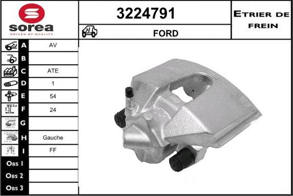 Sera 3224791 - Pinza freno autozon.pro