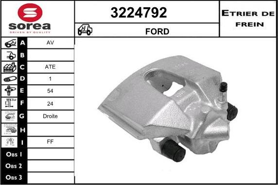 Sera 3224792 - Pinza freno autozon.pro