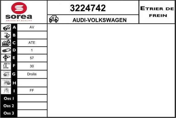 Sera 3224742 - Pinza freno autozon.pro