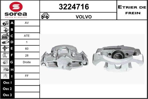 Sera 3224716 - Pinza freno autozon.pro