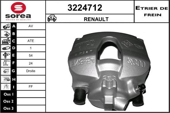 Sera 3224712 - Pinza freno autozon.pro