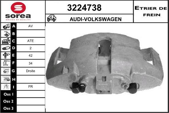 Sera 3224738 - Pinza freno autozon.pro