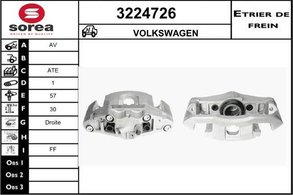 Sera 3224726 - Pinza freno autozon.pro