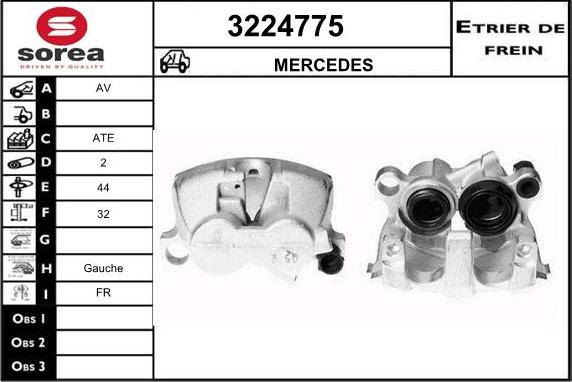 Sera 3224775 - Pinza freno autozon.pro