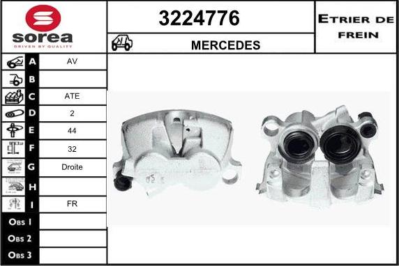 Sera 3224776 - Pinza freno autozon.pro