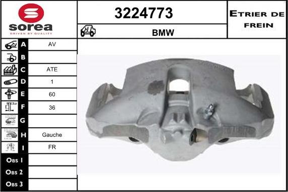 Sera 3224773 - Pinza freno autozon.pro