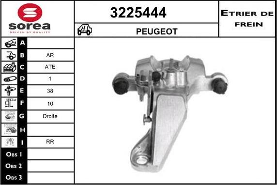 Sera 3225444 - Pinza freno autozon.pro