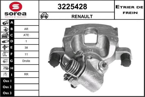 Sera 3225428 - Pinza freno autozon.pro