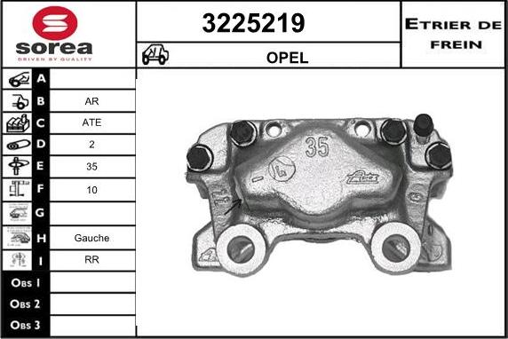 Sera 3225219 - Pinza freno autozon.pro